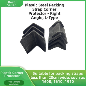 L-oblika zaštitnik za rubove od plastiko-čeličnog materijala; kutni zaštitnik za pakiranje; pogodan za podove, cigle, kamen, drvo i kartone.