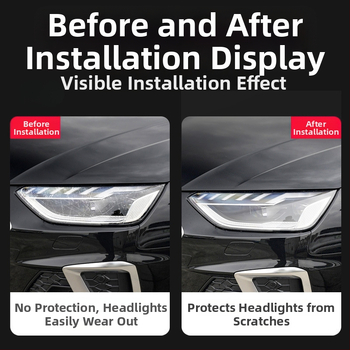 TPU филм за фарове за Aodi A3/A4 S3/4 – автоматично възстановяване, устойчив на надраскване и износване