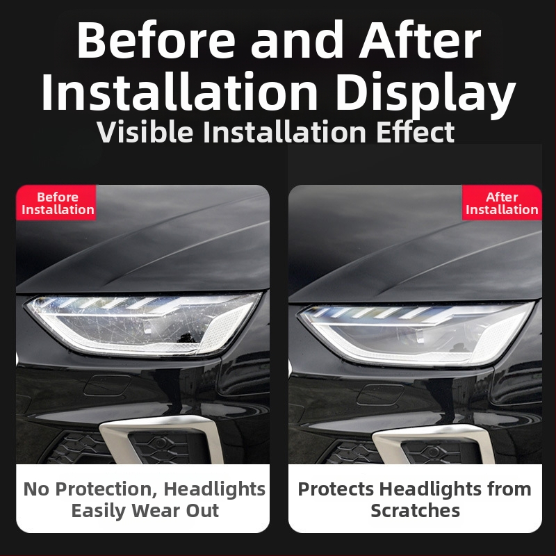 TPU филм за фарове за Aodi A3/A4 S3/4 – автоматично възстановяване, устойчив на надраскване и износване