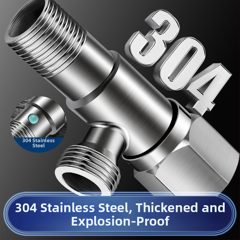 Međni kutni ventil za umivaonik s toplom i hladnom vodom, ulaz 20 mm, navoja spoj, ugrađeni zatvarač s bakrenim jezgrom