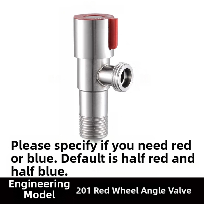 Međni kutni ventil za umivaonik s toplom i hladnom vodom, ulaz 20 mm, navoja spoj, ugrađeni zatvarač s bakrenim jezgrom