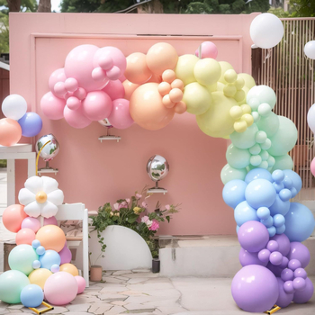 Željezna umjetnička balon arka — jednoslojni cijevni luk, svečano svadbena pozadina, rekvizita za uređenje prostora