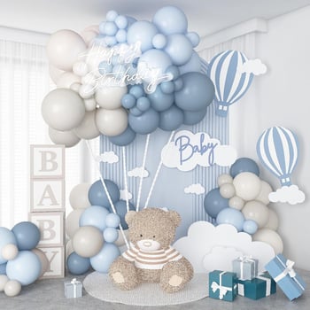 Hongjian latex gömb alakú dekorációs lufi készlet – logó nélkül