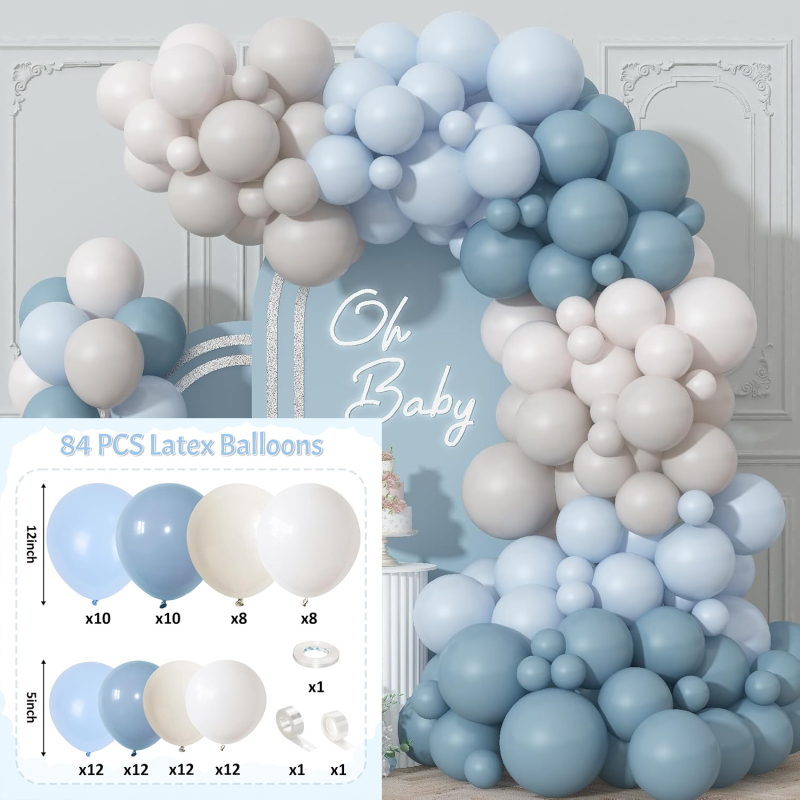 Hongjian latex gömb alakú dekorációs lufi készlet – logó nélkül