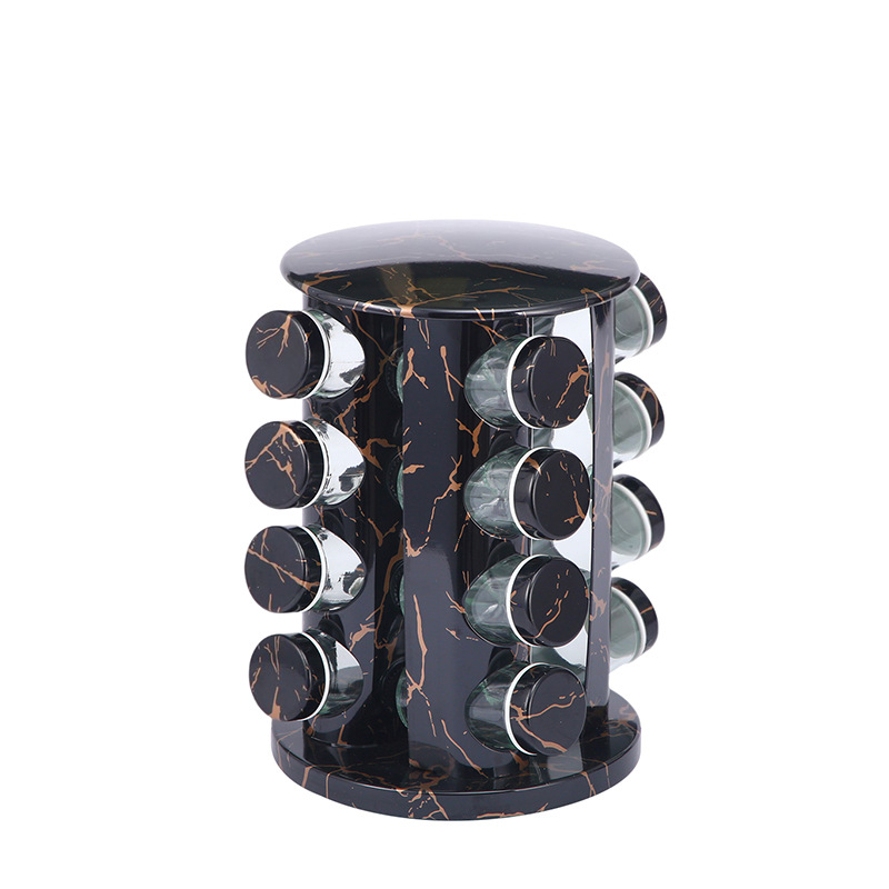 Kuhinjski stalak za začine, okretni, bez bušenja, od nehrđajućeg čelika