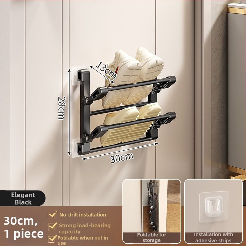 Kupaonica Zidni dvostruki plastični stalk za cipele, bez bušenja, sušenje i skladištenje