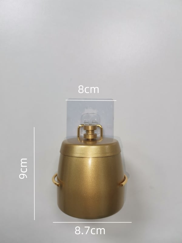 Zidna pepeljara od nehrđajućeg čelika s mogućnošću ispisa logotipa, bez probijanja