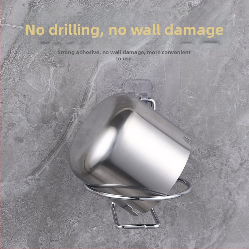 Zidna pepeljara od nehrđajućeg čelika s mogućnošću ispisa logotipa, bez probijanja