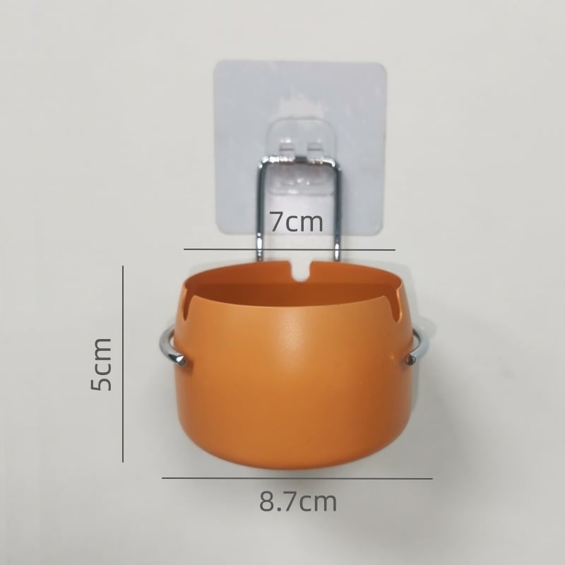 Zidna pepeljara od nehrđajućeg čelika s mogućnošću ispisa logotipa, bez probijanja