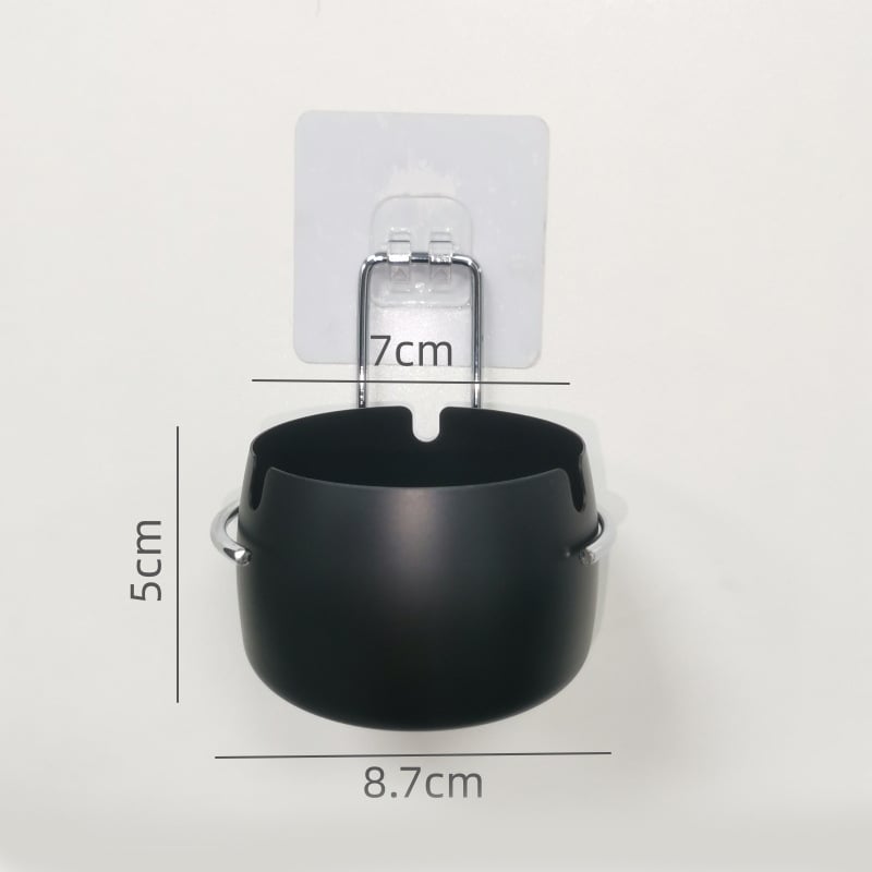 Zidna pepeljara od nehrđajućeg čelika s mogućnošću ispisa logotipa, bez probijanja