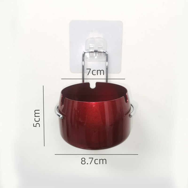 Zidna pepeljara od nehrđajućeg čelika s mogućnošću ispisa logotipa, bez probijanja