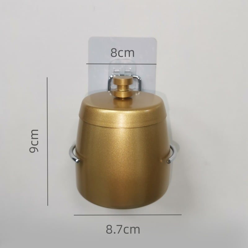 Zidna pepeljara od nehrđajućeg čelika s mogućnošću ispisa logotipa, bez probijanja