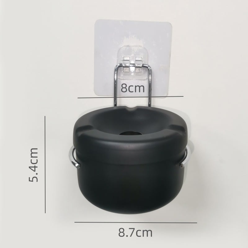 Zidna pepeljara od nehrđajućeg čelika s mogućnošću ispisa logotipa, bez probijanja