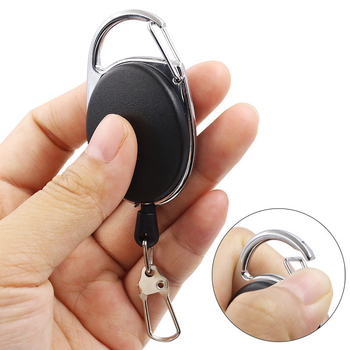 Izvlačni privezak za ključeve; Materijal: ABS + cinkov spoj; Značka: Record Work; Privjesak protiv gubitka