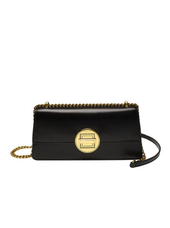 Unisex torbica za pazuh s lancem i kopčom, PU materijal, crossbody dizajn, zima 2024, podstava od dvostruke kože