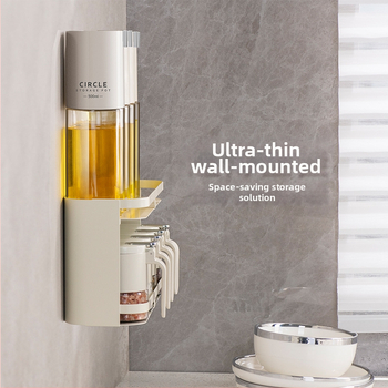 Zidni stalak za začine od nehrđajućeg čelika – kuhinja, pohranjivanje bočica sa začinima, montaža bez bušenja