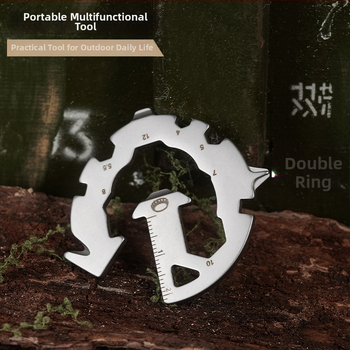 EDC karta 15 u 1 — nehrđajući čelik, višenamjenski alat za vanjsku upotrebu, dom i zbirku