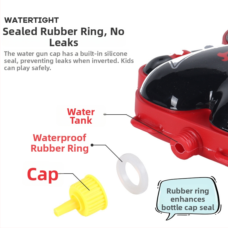 Πυροβόλο νερού με ιμάντες πλάτης - Πλαστικό παιχνίδι νερού για παιδιά 4–6 ετών, 3C πιστοποιημένο
