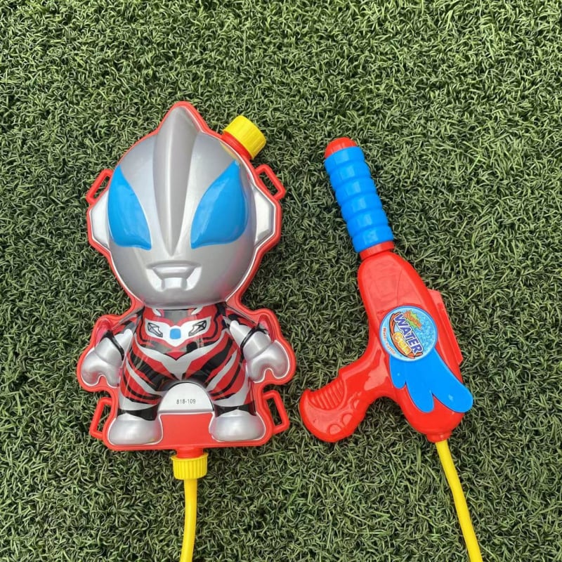 Πυροβόλο νερού με ιμάντες πλάτης - Πλαστικό παιχνίδι νερού για παιδιά 4–6 ετών, 3C πιστοποιημένο