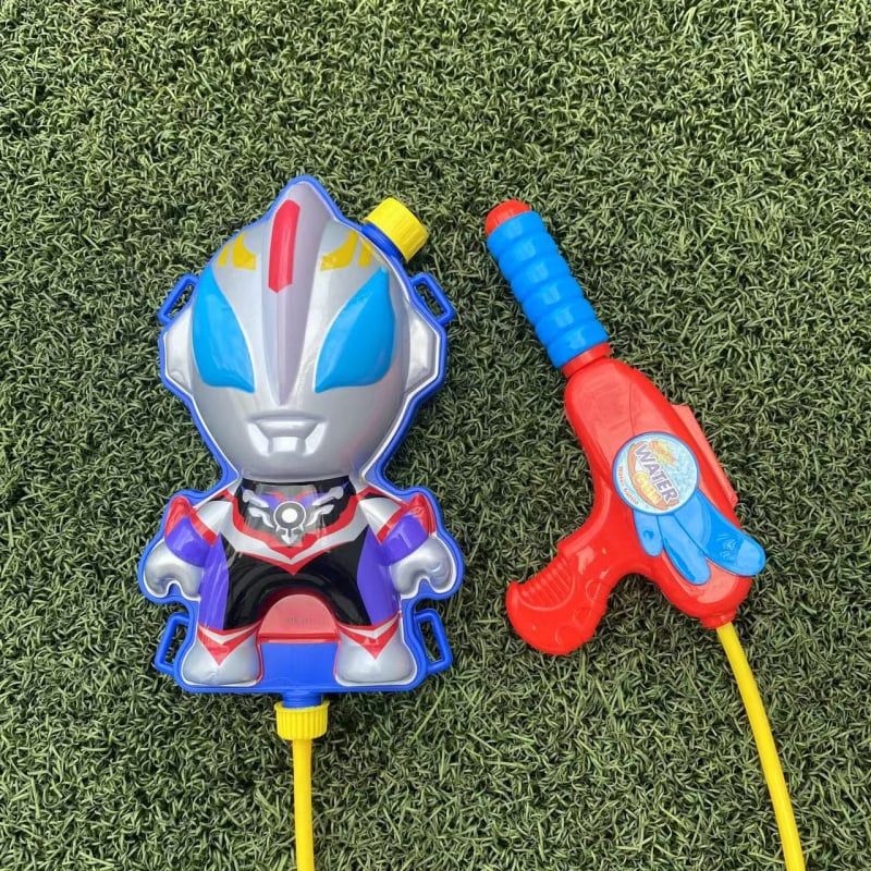 Πυροβόλο νερού με ιμάντες πλάτης - Πλαστικό παιχνίδι νερού για παιδιά 4–6 ετών, 3C πιστοποιημένο