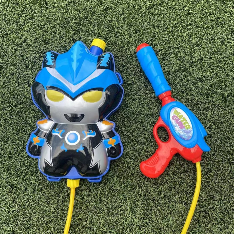 Πυροβόλο νερού με ιμάντες πλάτης - Πλαστικό παιχνίδι νερού για παιδιά 4–6 ετών, 3C πιστοποιημένο