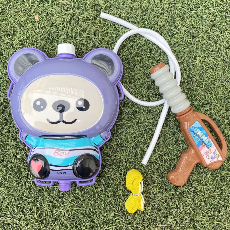 Πυροβόλο νερού με ιμάντες πλάτης - Πλαστικό παιχνίδι νερού για παιδιά 4–6 ετών, 3C πιστοποιημένο