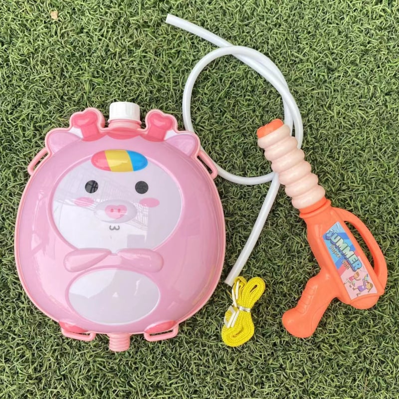 Πυροβόλο νερού με ιμάντες πλάτης - Πλαστικό παιχνίδι νερού για παιδιά 4–6 ετών, 3C πιστοποιημένο