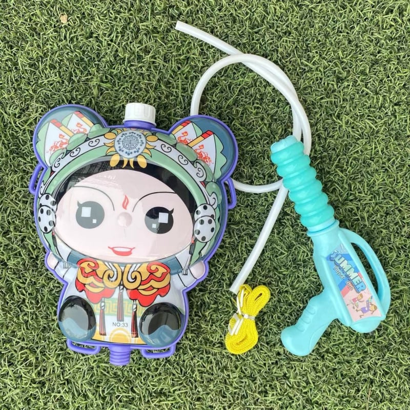 Πυροβόλο νερού με ιμάντες πλάτης - Πλαστικό παιχνίδι νερού για παιδιά 4–6 ετών, 3C πιστοποιημένο