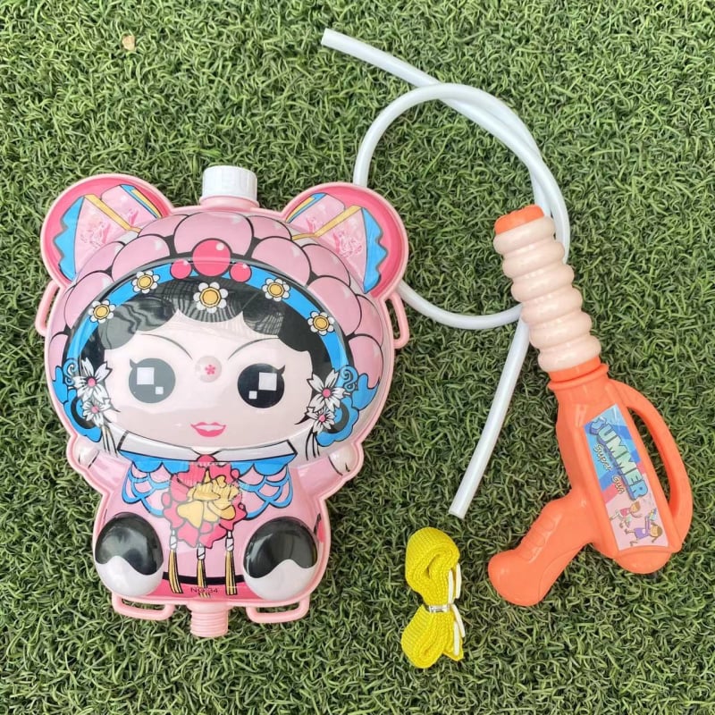 Πυροβόλο νερού με ιμάντες πλάτης - Πλαστικό παιχνίδι νερού για παιδιά 4–6 ετών, 3C πιστοποιημένο