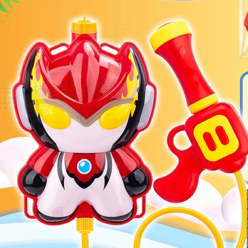 Πυροβόλο νερού με ιμάντες πλάτης - Πλαστικό παιχνίδι νερού για παιδιά 4–6 ετών, 3C πιστοποιημένο