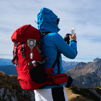 Nehéz terhelésű visszahúzható ABS-karabiner övcsattal és azonosító kulcstartóval