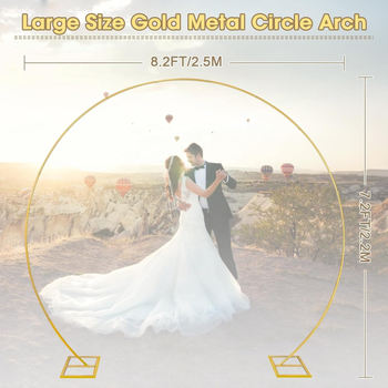 Fém lufiarch keret, vasból készült, testreszabható, esküvőkhöz, márka Sinjoy, karton csomagolás