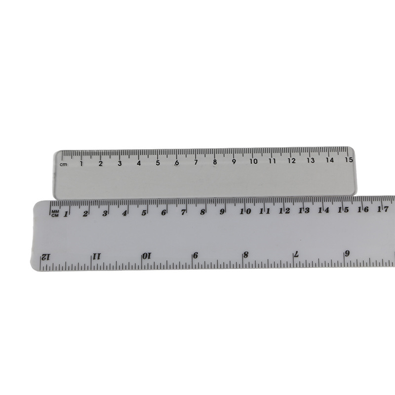 LVYING LY023 plastično ravnalo, model LY023, 9 g, centimetarsko ravnalo, mogućnost prilagođenog logotipa