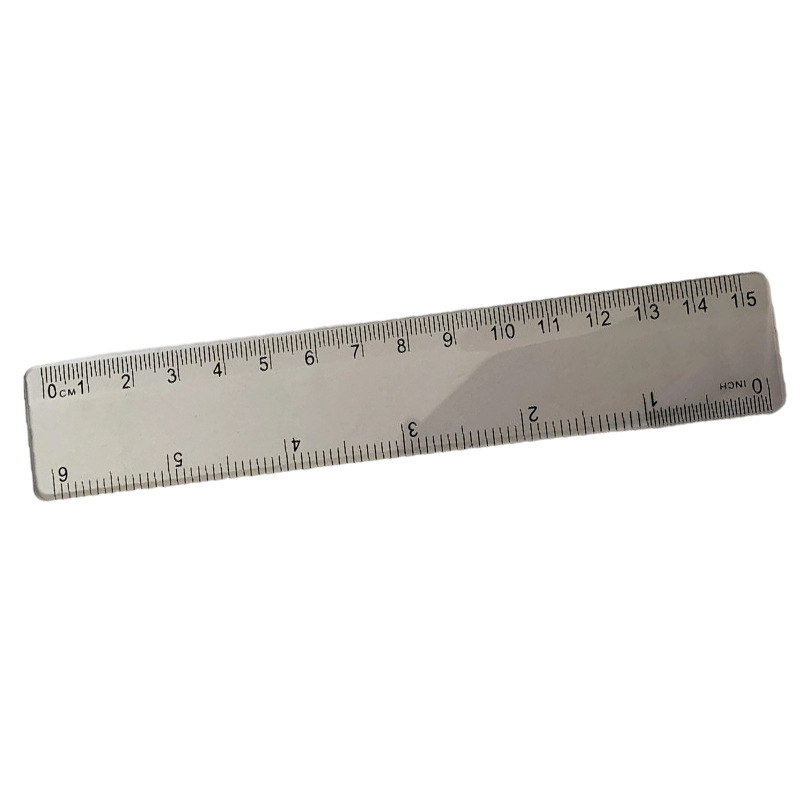 LVYING LY023 plastično ravnalo, model LY023, 9 g, centimetarsko ravnalo, mogućnost prilagođenog logotipa