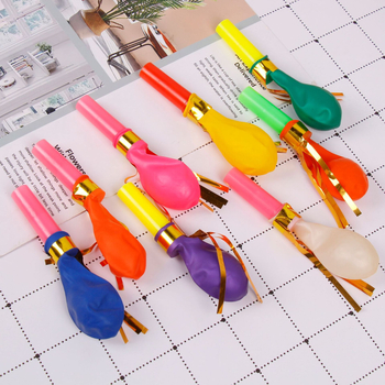 Latex balon s zviždaljkom, okrugli oblik, bez otisnutog loga, više specifikacija