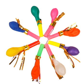 Latex balon s zviždaljkom, okrugli oblik, bez otisnutog loga, više specifikacija