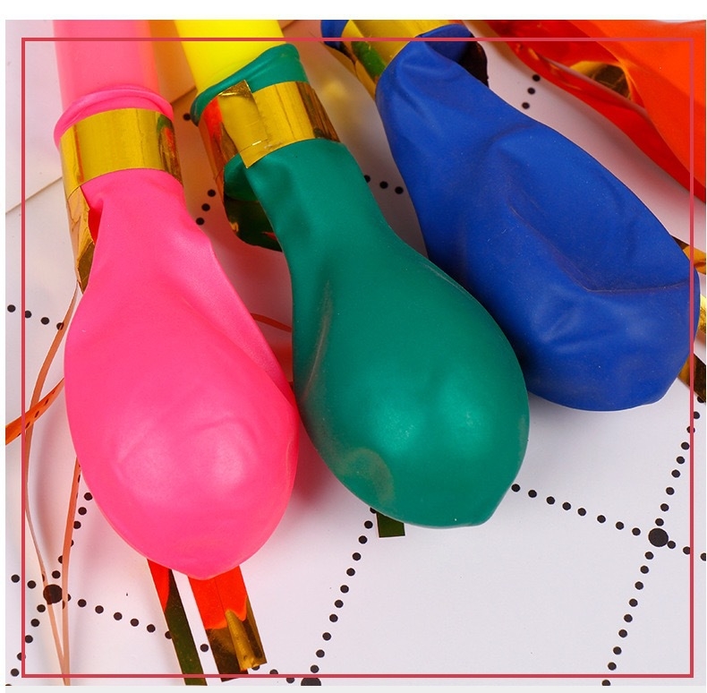 Latex balon s zviždaljkom, okrugli oblik, bez otisnutog loga, više specifikacija