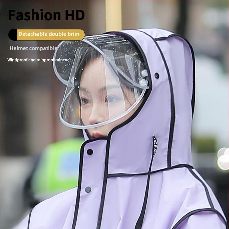 Cartoon-style EVA αδιάβροχο poncho για ενήλικες, κατάλληλο για μοτοσικλέτα/ηλεκτρικό αυτοκίνητο, με δυνατότητα προσαρμογής