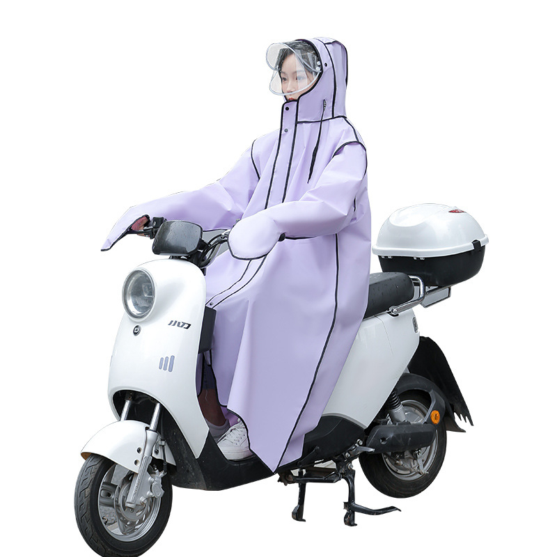 Cartoon-style EVA αδιάβροχο poncho για ενήλικες, κατάλληλο για μοτοσικλέτα/ηλεκτρικό αυτοκίνητο, με δυνατότητα προσαρμογής