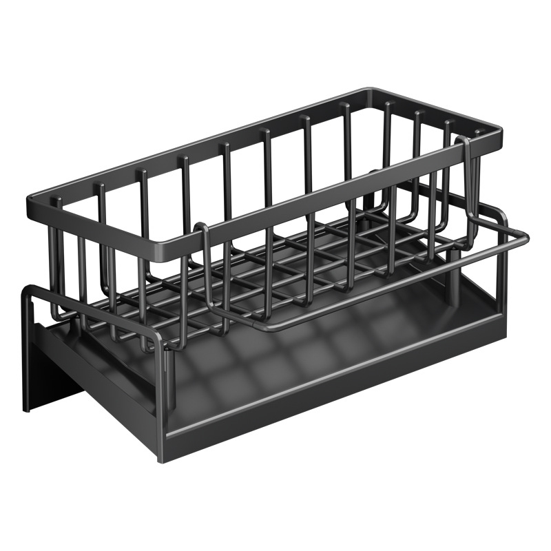Kaihong organizator plastic pliabil, multifuncțional pentru perete, fără montaj, pentru chiuvetă