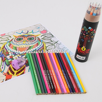 Hua Jie dječje crtanje olovke WR6010 – plastično kućište, pakiranje u papirnatoj cijevi, za učenike