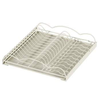 Raft de bucătărie pentru vase, tip sertar, sârmă din fier, încorporat, suport de drenaj pentru farfurii, stil modern minimalist