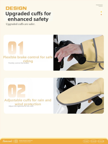 Пончо за велосипед за възрастни, PVC плат, PU водоустойчив слой – за един човек