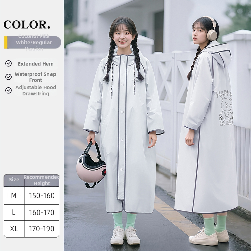 Пончо за велосипед за възрастни, PVC плат, PU водоустойчив слой – за един човек