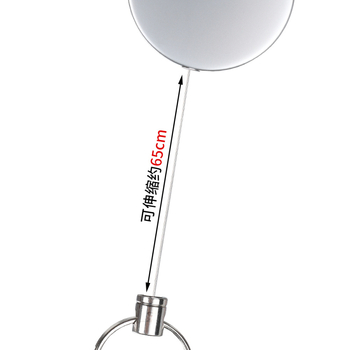 Izvlačni ključni lanac od aluminijskog legura, 65 cm produžni kabel, nosivost 80 g, marka Deyikey, ispis logotipa Can
