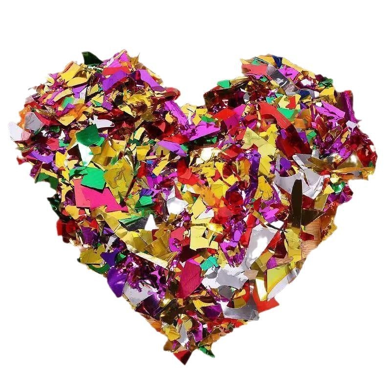 Πλαστικός κιτ διακόσμησης γάμου με παγιέτες για μπαλόνια, μάρκα Happy in red