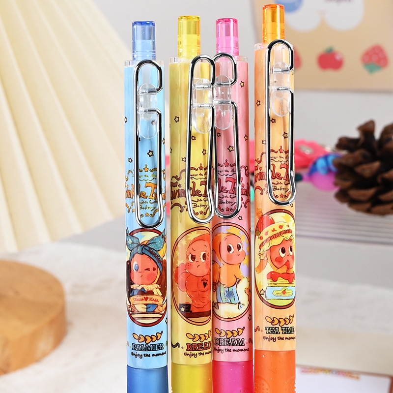 Στυλό gel με ατσάλινο άκρο, πλαστικό περίβλημα, μηχανισμός πατήματος, σε κουτί