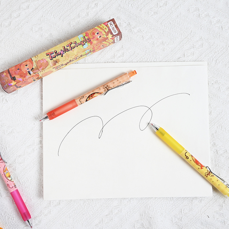 Στυλό gel με ατσάλινο άκρο, πλαστικό περίβλημα, μηχανισμός πατήματος, σε κουτί