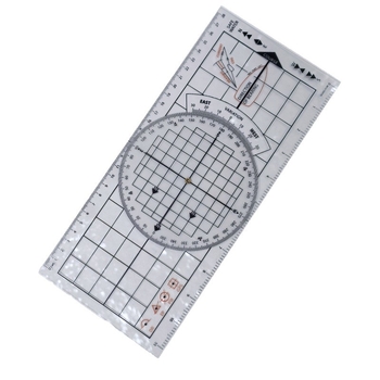 Ναυτιλιακός παραλληλικός χάρακας για τη μέτρηση χαρτών, πλαστικός, ορθογώνιος, βάρος 30, δυνατότητα επεξεργασίας/προσαρμογής