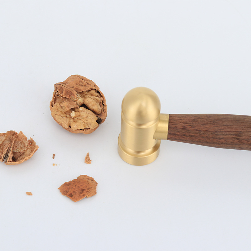 Bakreno čekić s drvenom drškom — Le Xuan Coppersmith, kućna upotreba, metalna glava
